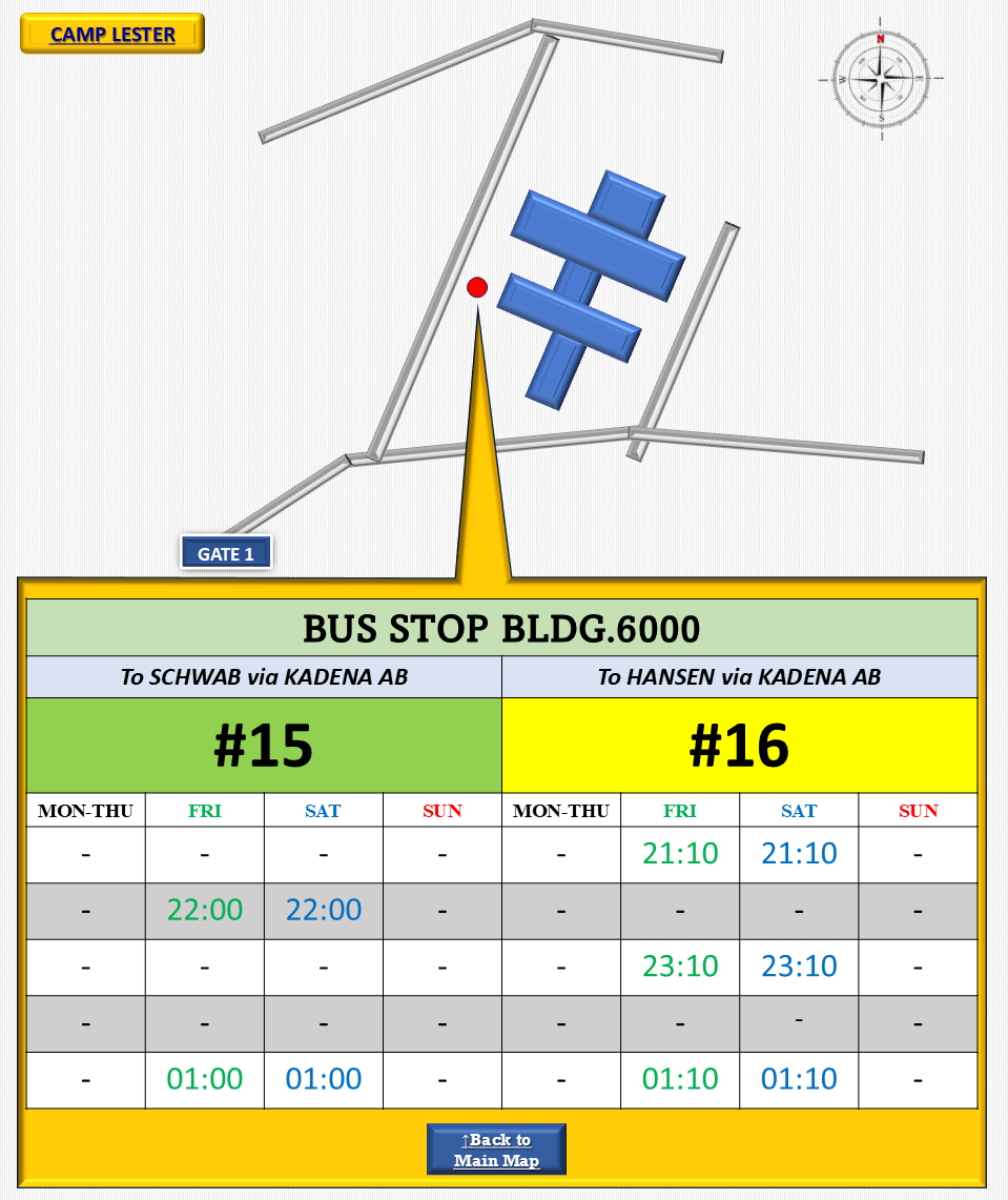 Camp Lester Bus Stop Map